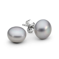 Gray freshwater deals pearl earrings